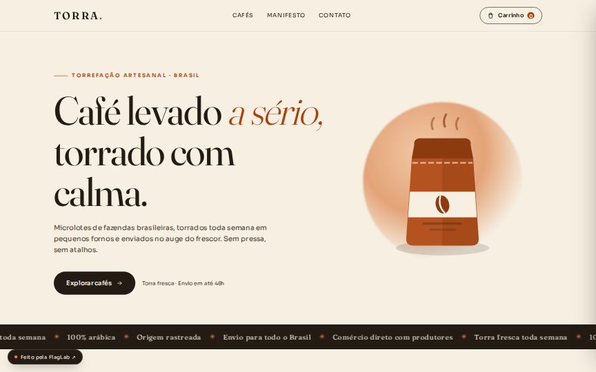 Torra — e-commerce de cafés